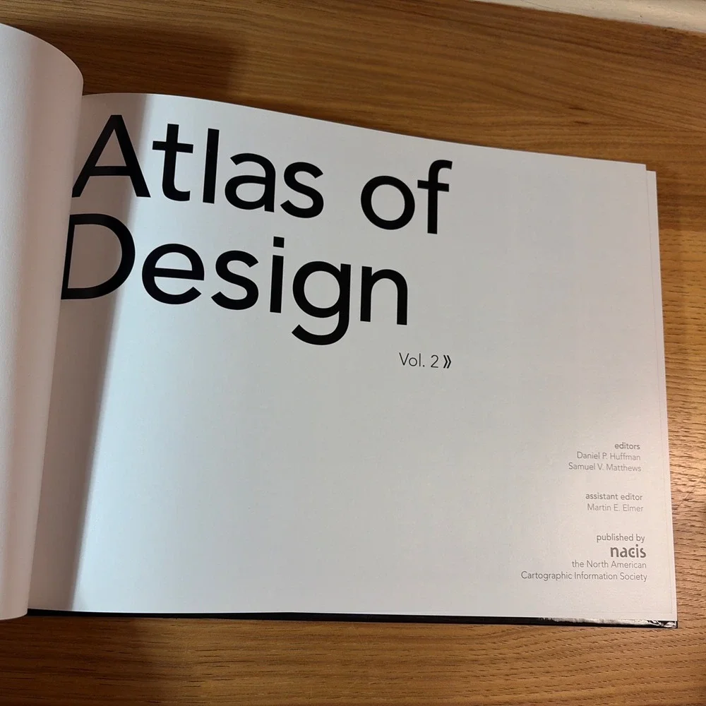 Atlas of Design Volume 2, Cartography, Huffman, Matthews, signed